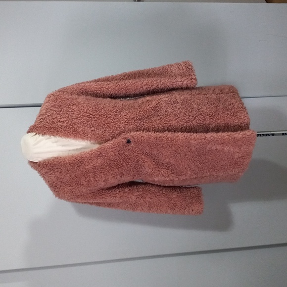 Zara Jackets & Blazers - Zara Mauve Teddy Jacket Coat Size S